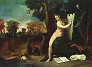 DOSSI, Dosso Circe and her Lovers in a Landscape  sdgf oil painting artist
